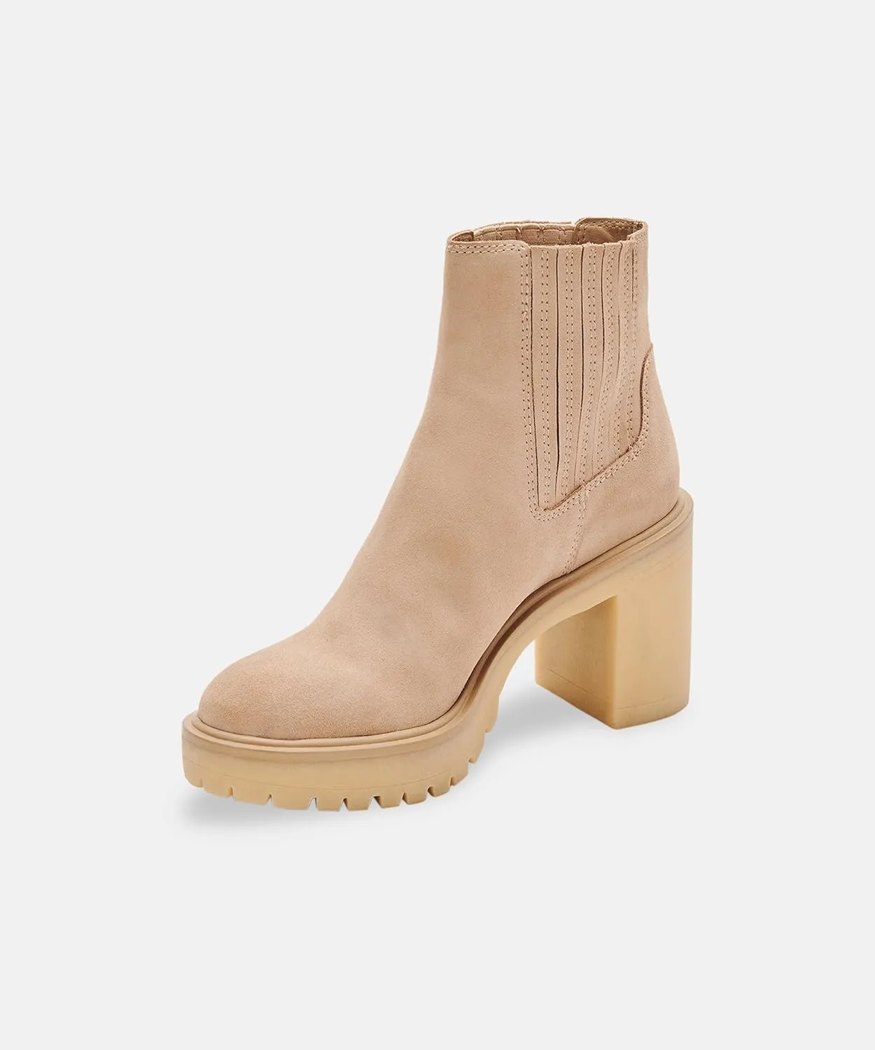 Womems Platform Lug Sole Ankle Boots Chunky Block Heel Seam Booties Combat Cozy Round Toe Chelsea Shoes