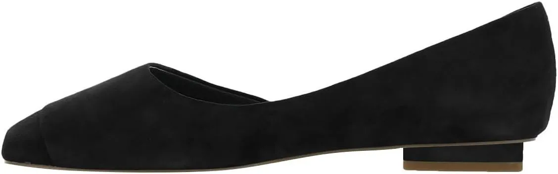 Women Fashion Pump Side Cut Ballet Flats Block Low Heeled Square Toe Slip On Shoes Working Shopping Party Size 4-16 US