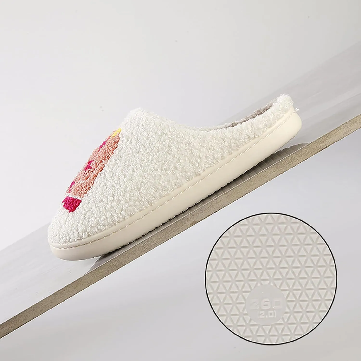 Women Retro Cowgirl Cowboy Boots Slippers Plush Embroidered Cowgirl Hat Slippers Winter Cozy Warm House Shoes Indoor Outdoor