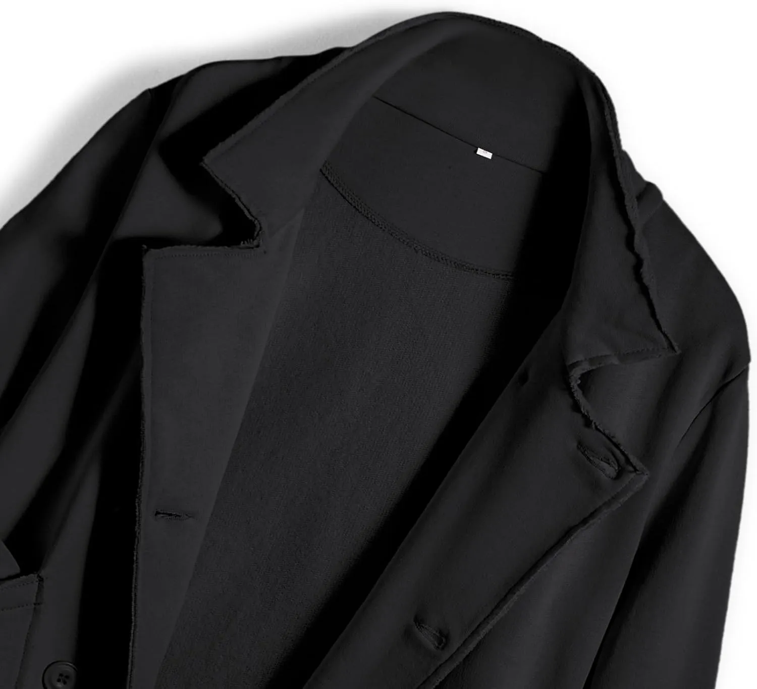 Women Warm Pea Coat Notched Lapel Neck Cropped Double Breasted Button Down Trench Overcoat Jackets with Pockets