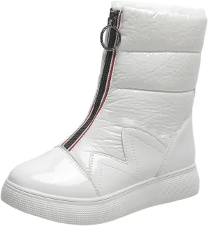 Womens Boots Winter Snow Boots Plush Fur Women Boots Flat Heels Fashion Warm Boots Womens Designer Boots Ankle Zipper Platform Shoes
