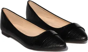 Women's Classic Pointy Toe Boat Slip on Ballet Flats Patent Leather