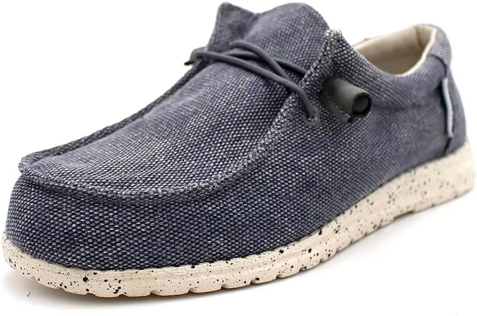 Womens Hola Multicolor Canvas Upper Fashion Slip On Loafers