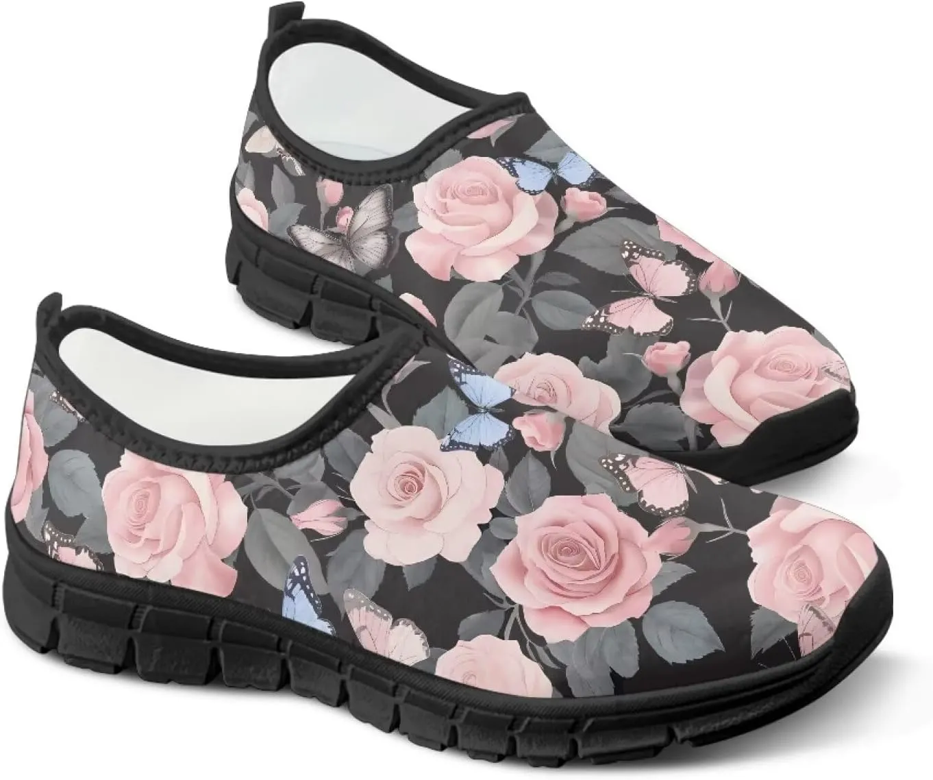 Women's Loafers Slip On Slip Shoe Casual Walking Shoes Non Slip Work Shoes Mesh Athletic Sneakers