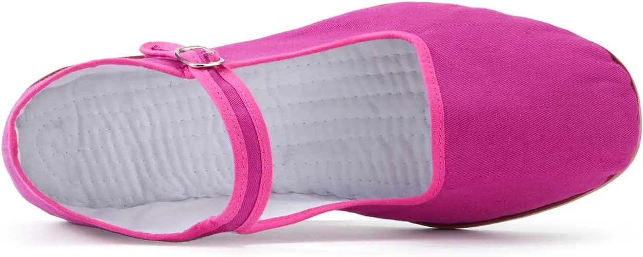 Women’s Mary Jane Flats, Classic Cloth China Flats, Chinese Slippers for Women, Kung Fu Shoes, China Doll Shoes, Tai Chi Shoes