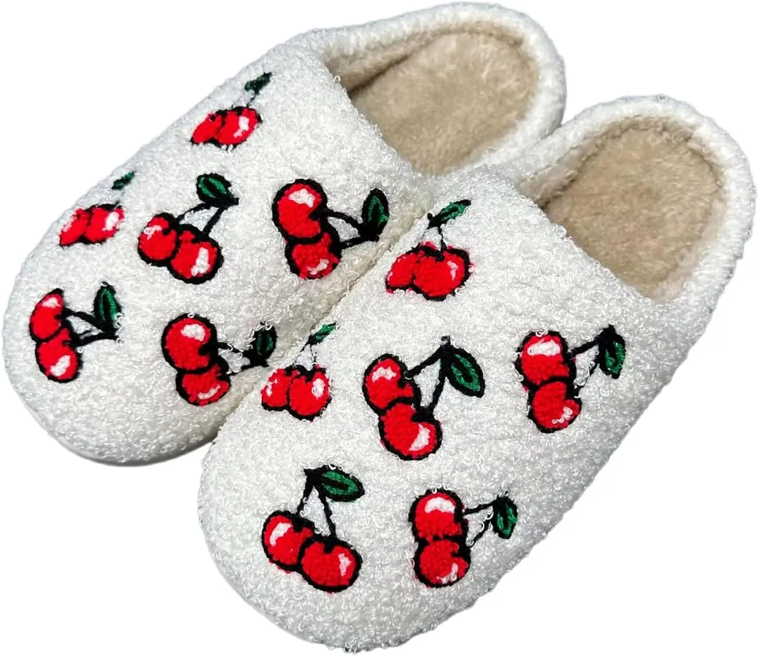 Womens Mens Cute Cat Slippers Strawberry Mushroom Slippers Heart Shaped Love Slippers Checkerboard Plaid Slippers Cowboy Hat Boots Shoes Comfortable Memory Cotton Fluffy Plush Household Shoes Couple Slippers