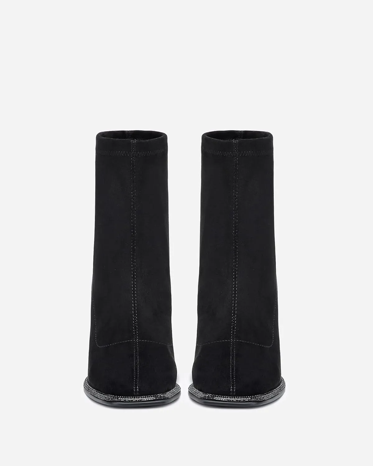 Women's Minimalist Faux suede Square Toe Ankle Boots