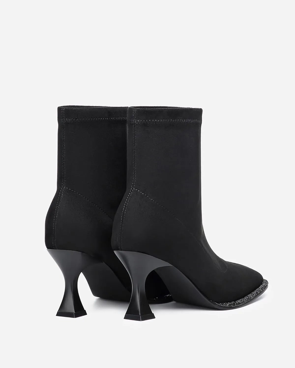 Women's Minimalist Faux suede Square Toe Ankle Boots