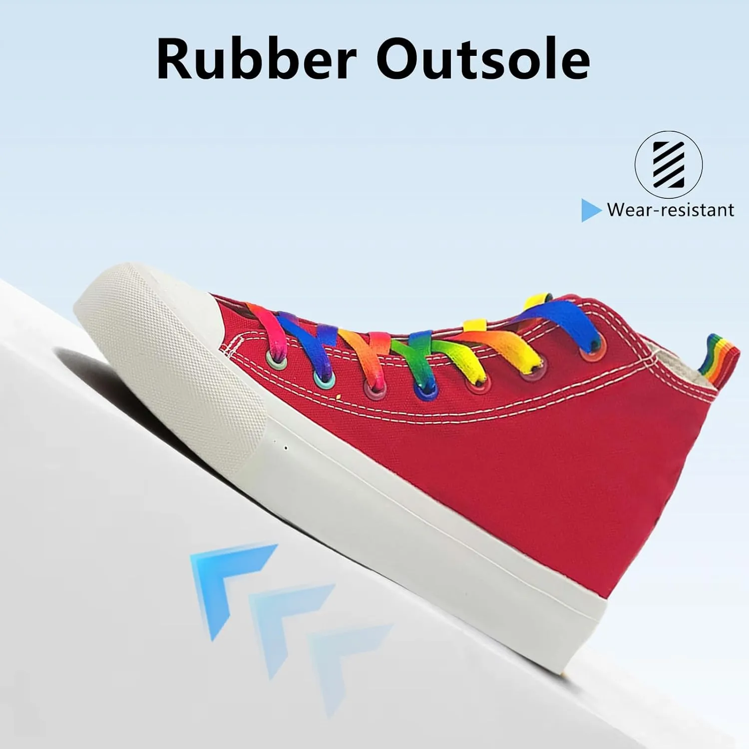 Womens Platform Canvas Sneakers Mens High Top Classic Canvas Shoes Unisex Casual Tennis Comfortable Fashion Sneakers Lace-Up
