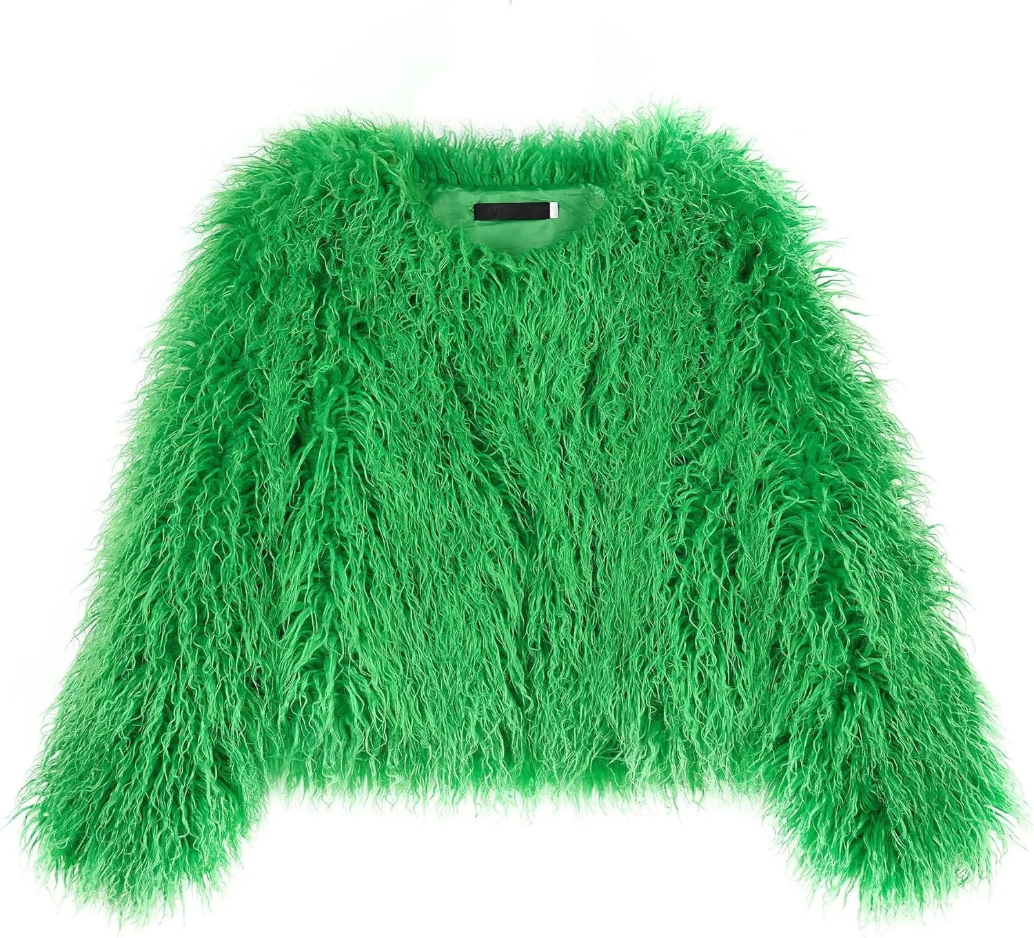Women's Shaggy Faux Fur Outwear Coat Jacket Long Sleeve Warm Winter
