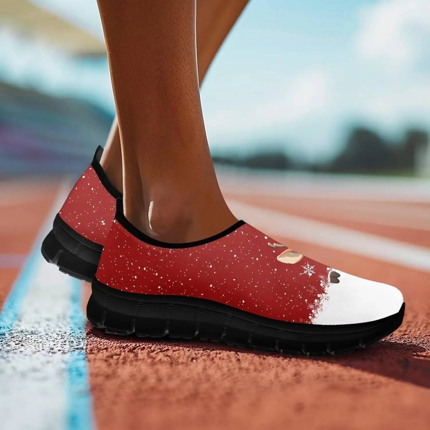 Women's Slip On Sneakers Casual Loafers Lightweight Non Slip Sports Tennis Shoes Comfort Soft Walking Shoes US 5.5-11.5