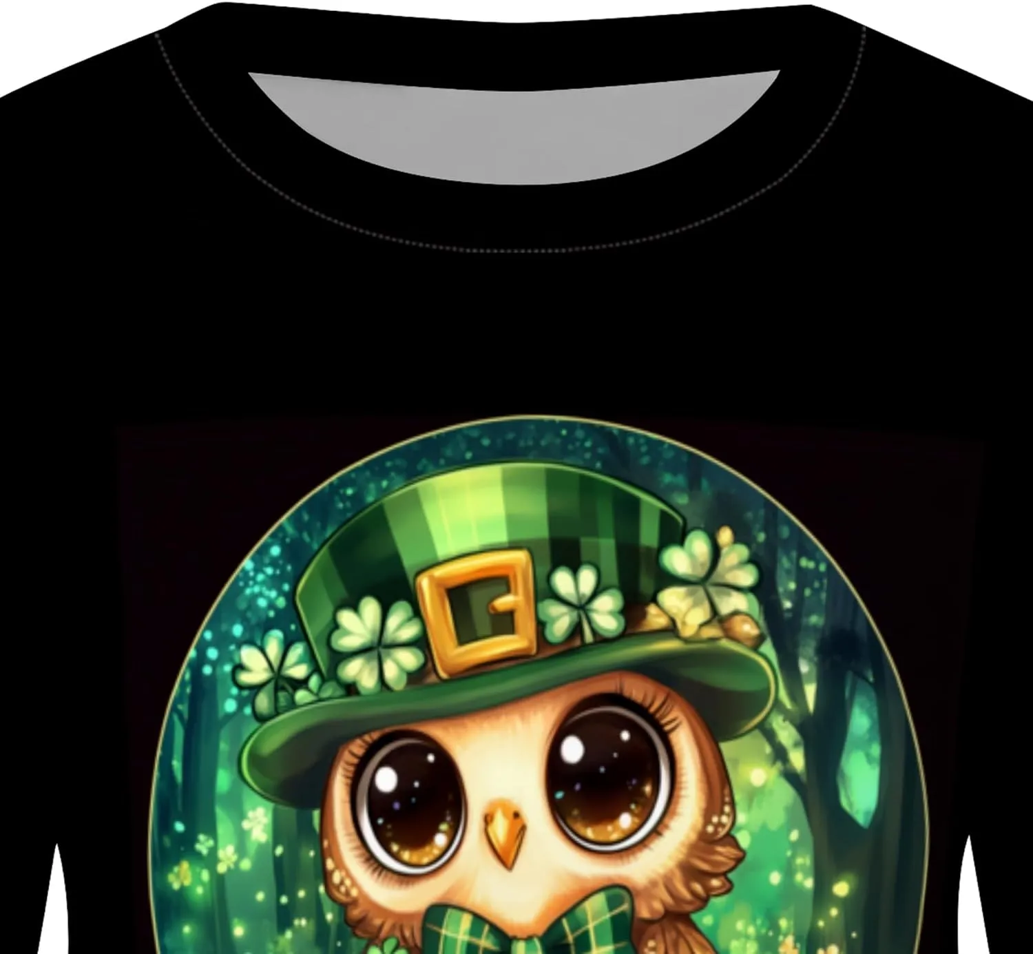 Womens St. Patricks Day Sweatshirt Funny Shamrock Graphic Crewneck Pullover Tops Casual Loose Long Sleeve Shirts