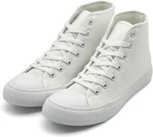 Womens Winter Snow Boots High Top Warm Canvas with Fur Lined Ankle Winter Sneakers