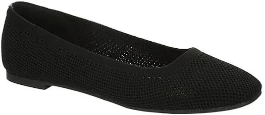 XAPPEAL Milani - Women's Square Toe Perforated Slip-On Ballet Flats