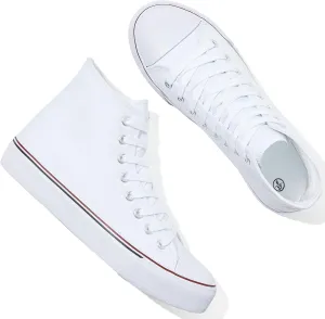 yageyan Womens High Top Canvas Sneakers Lace up Fashion Shoes for Women Casual Classic