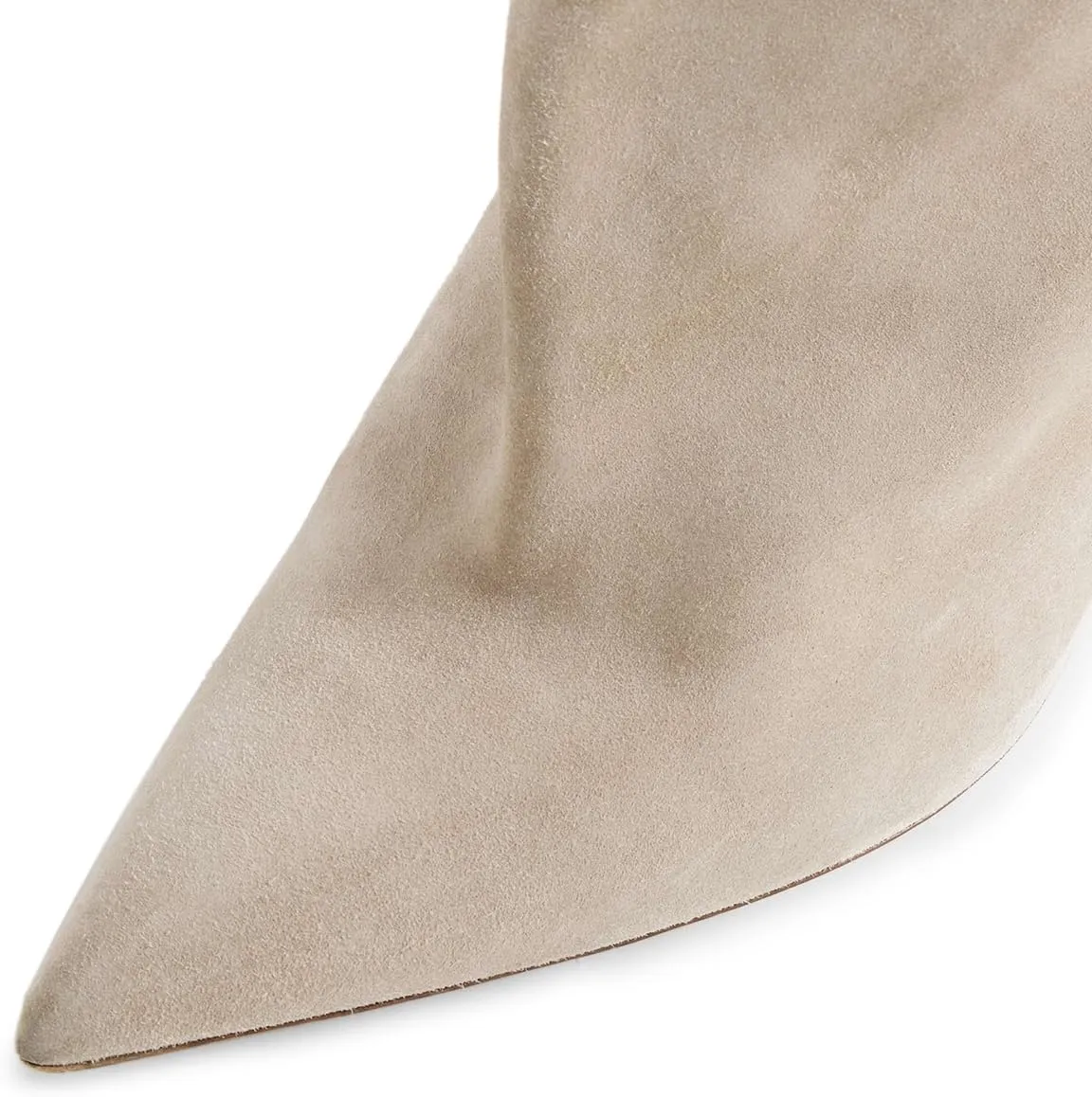 YDN Women Cozy Slouchy Closed Toe Knee High Boots Mid High Heel Pull On Wide Calf Booties Warm Party Dating Shoes Size 4-16 US