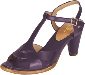 YDN Women Stylish T-Strap Buckle High Heeled Sandals Open Toe Cone Heels Strappy Shoes for Daily Event Dress Size 4-16 US