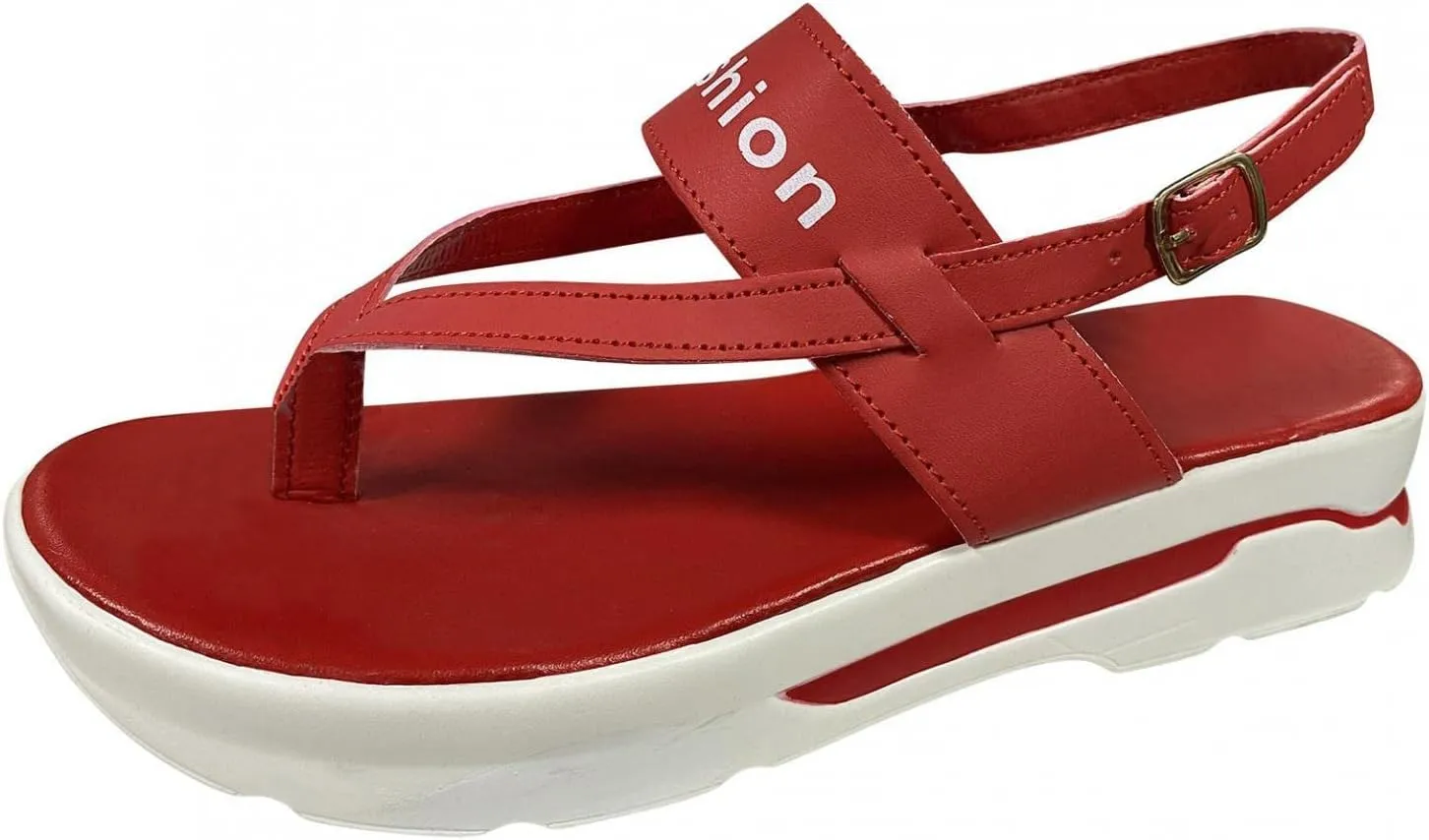 ZBYY Gladiator Sandals for Women Summer Flip Flop Comfort Wedge Sandals Casual Beach Slip On Outdoor Sandal Shoes