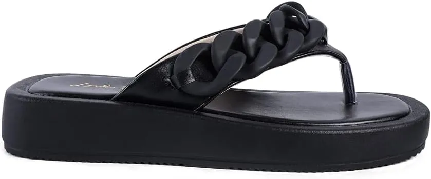 Zing Link Chain Thong Flats